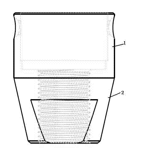 Tri-mixed gas (fuel, oxygen and air) lamp cap