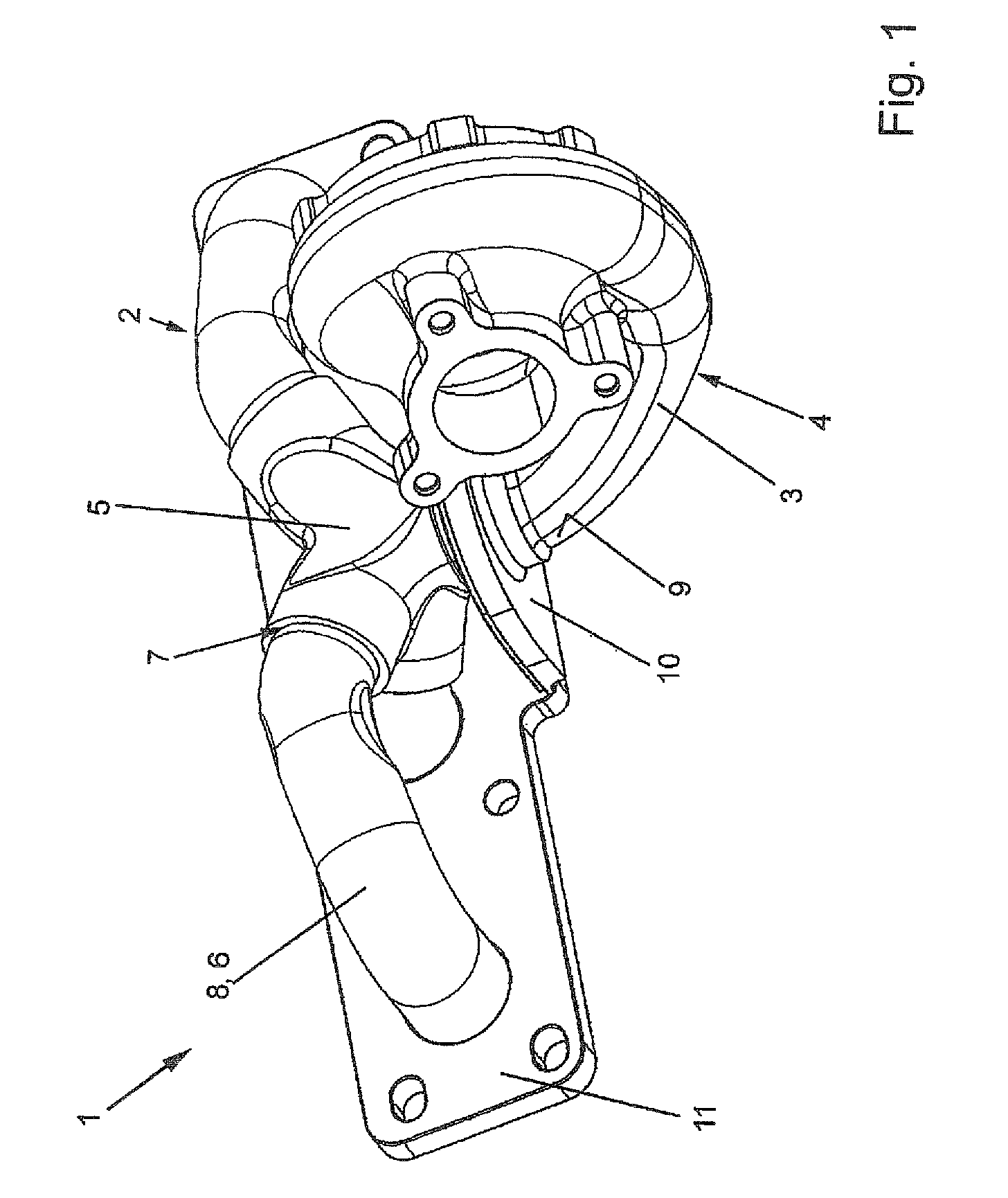 Exhaust gas system