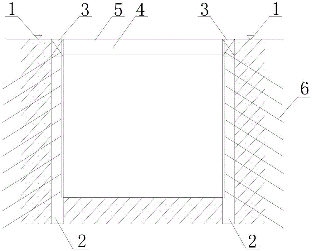 A construction method for cover and excavation of ultra-shallow buried tunnel