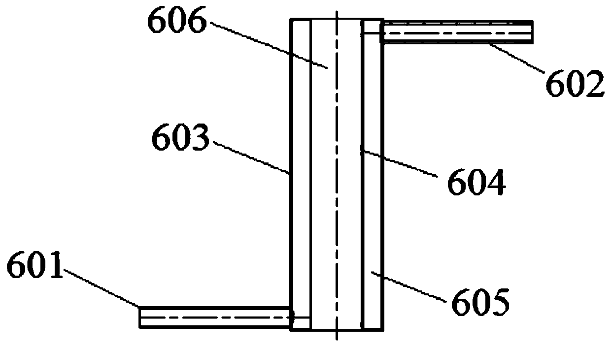 Flue gas waste heat recovery and purification device for small household biomass boiler