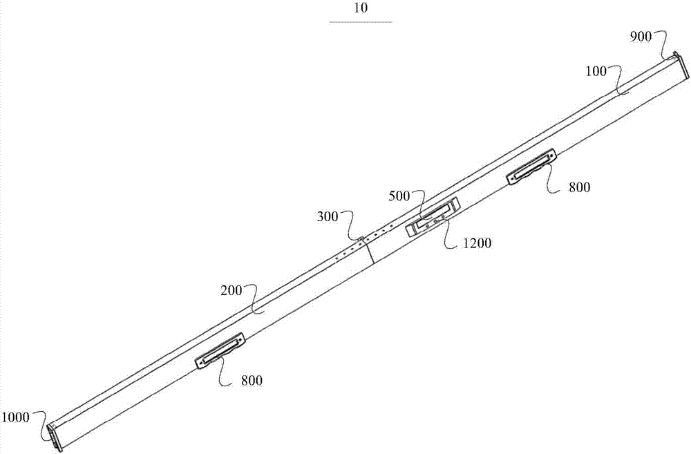 Measuring scale and measuring method