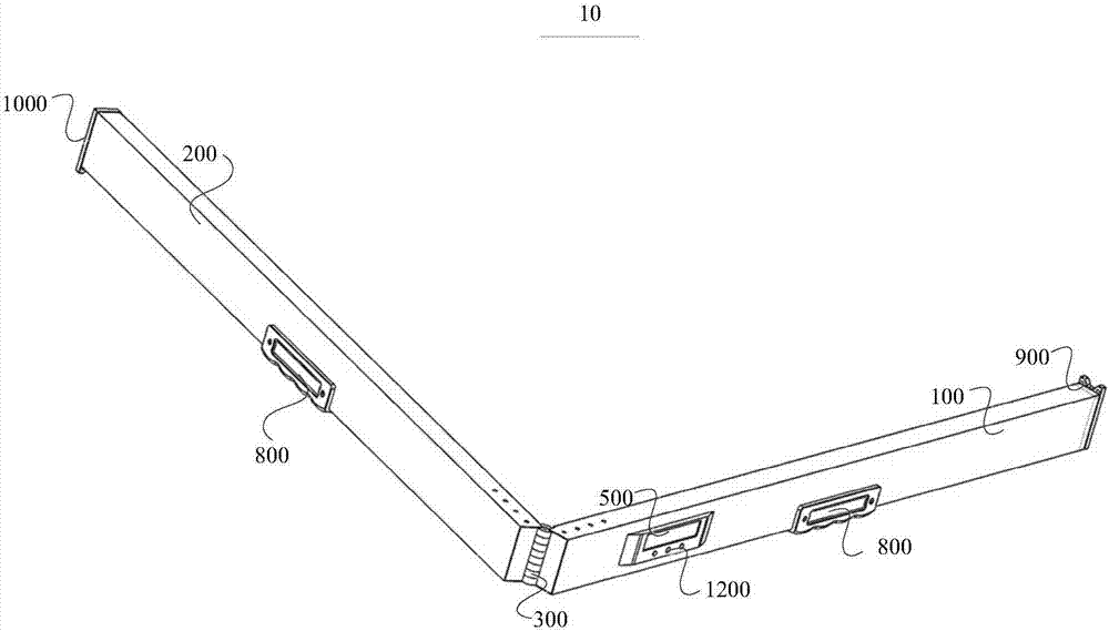 Measuring scale and measuring method