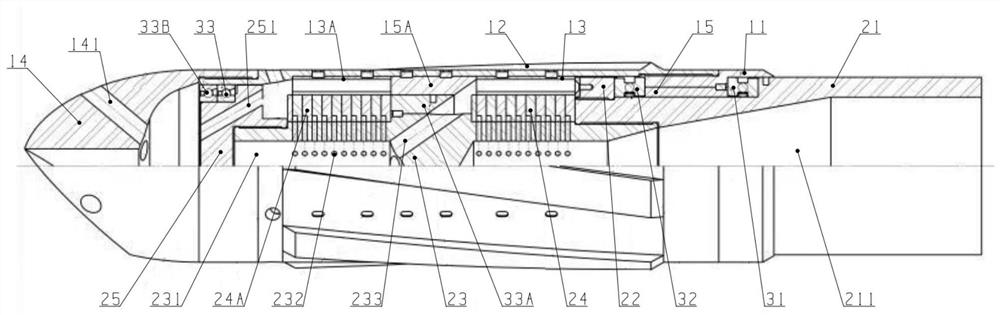 Hydraulically-driven rotary casing shoe with multi-stage power system