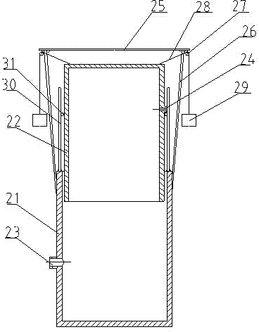 Incineration waste gas quenching treatment system