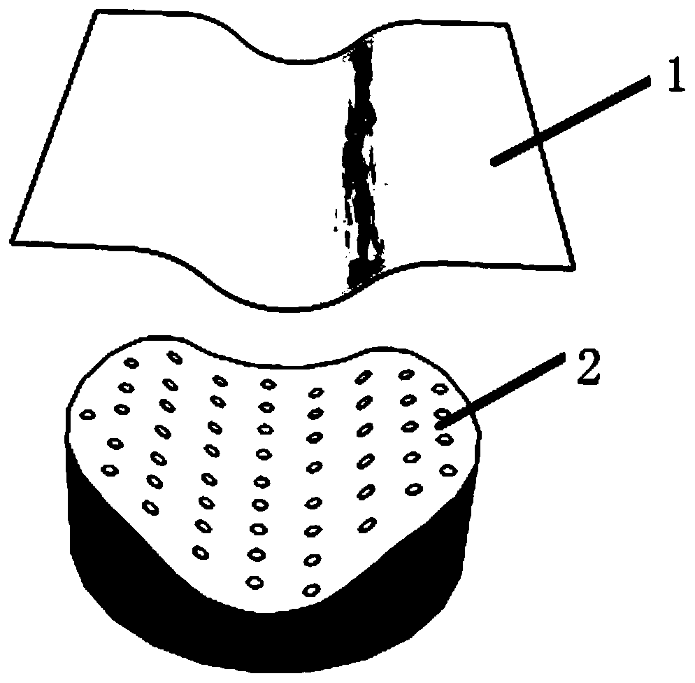 A method for installing prefabricated beams and slabs with one-way restraint of corrugated PTFE rubber bearings