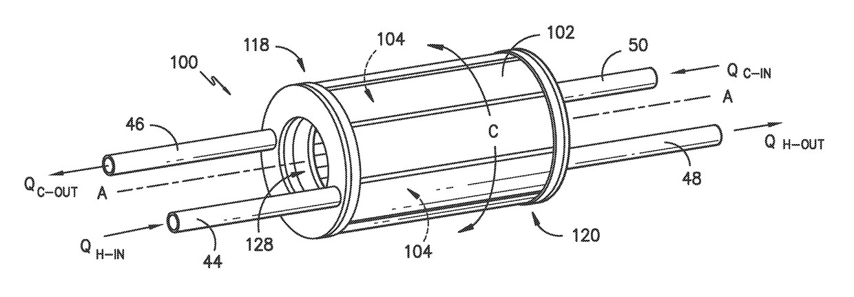 Heat pump with restorative operation for magneto caloric material