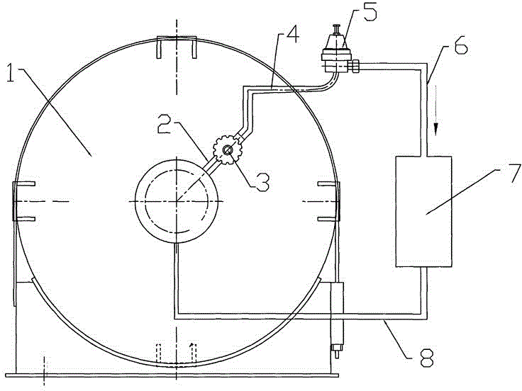 Gas supply system part for liquefied natural gas vehicle