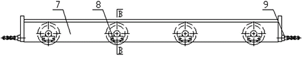 Model bottom plate and sand box transfer device