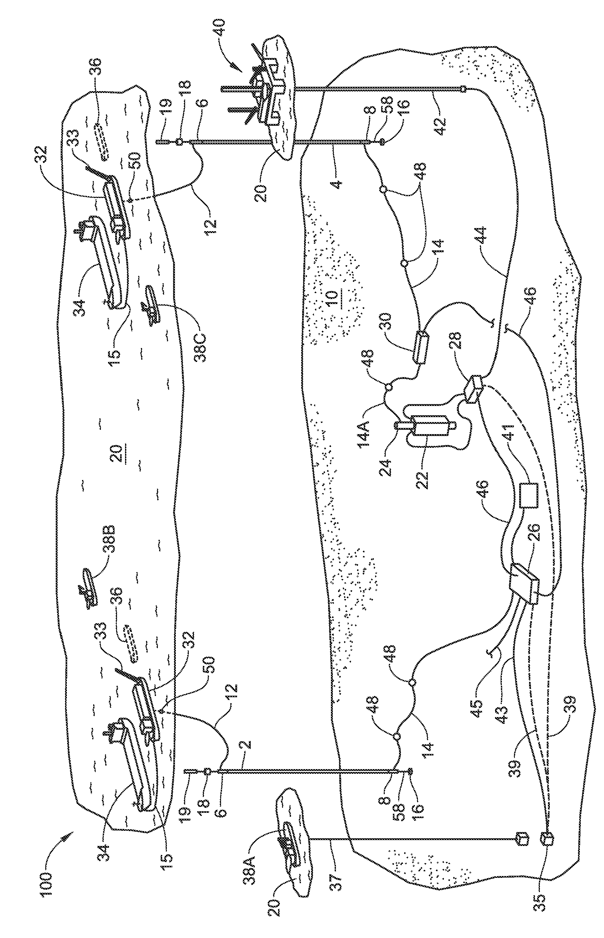 Marine subsea free-standing riser systems and methods