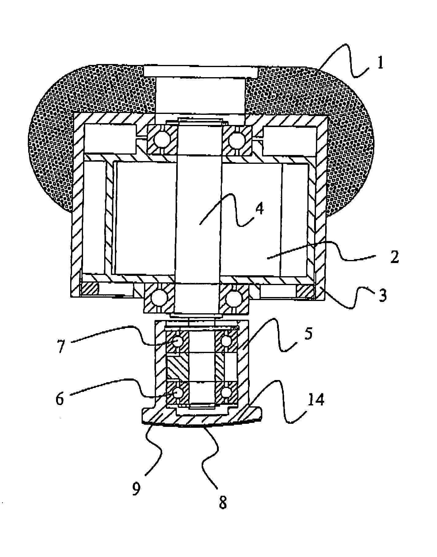 Oscillating grinding machine