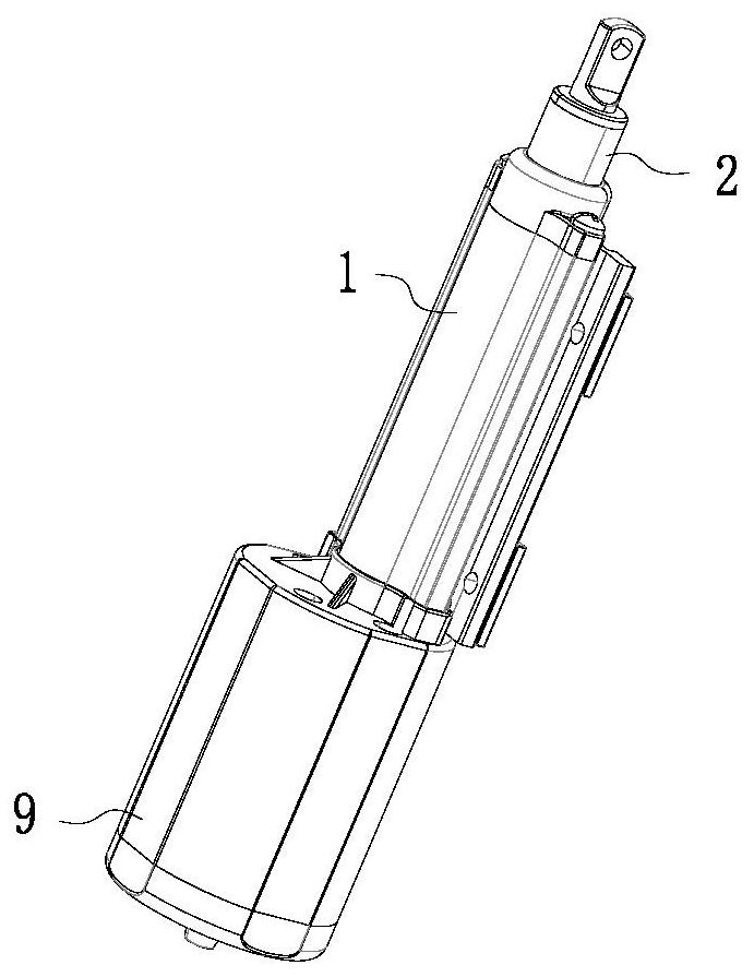 Linear actuator for kitchen and bath integrated cooker and integrated cooker turning plate