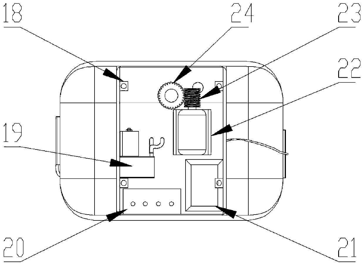 Rotating massage device applied to cervical vertebra rehabilitation correction appliance