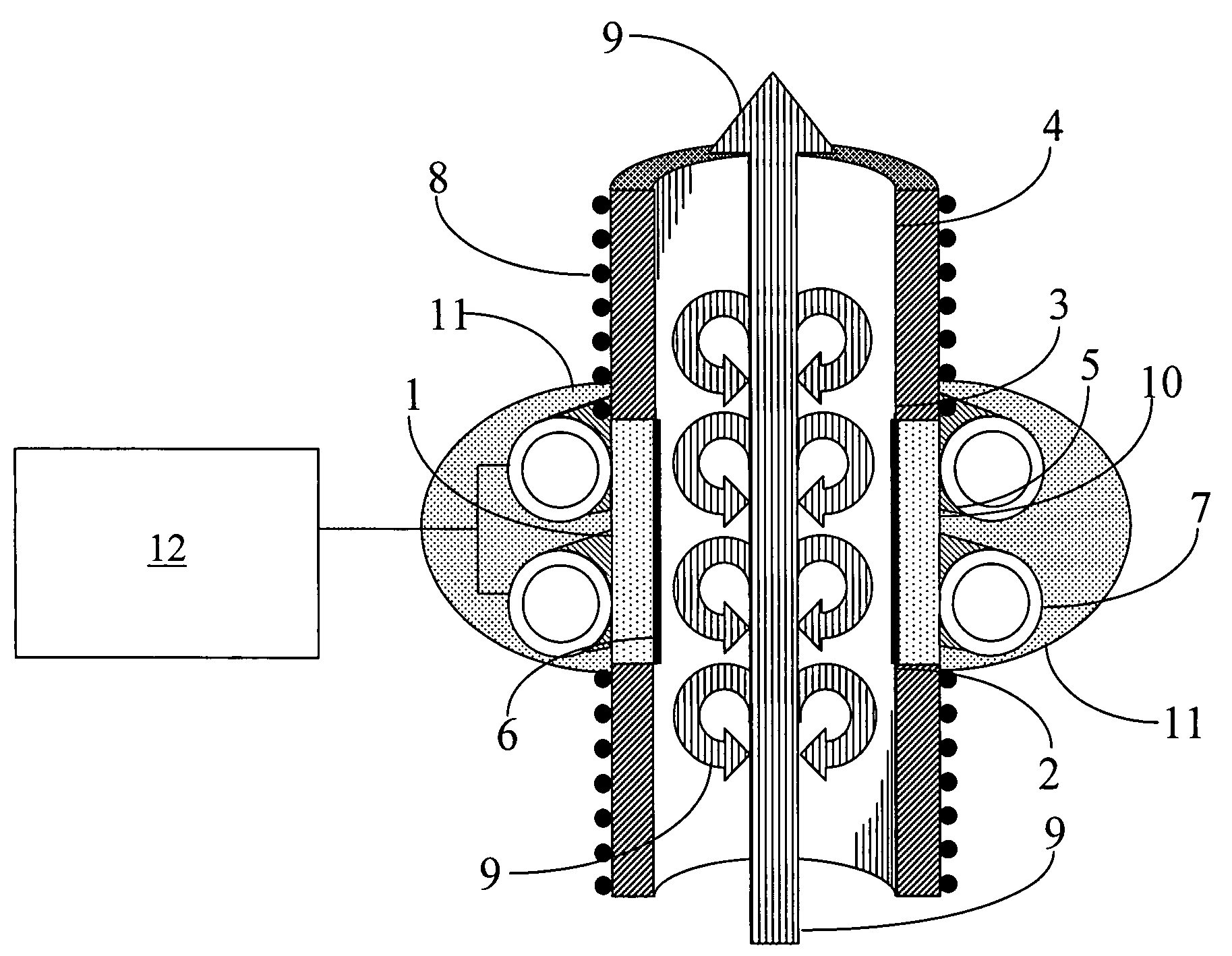 Pulsed vapor desorber