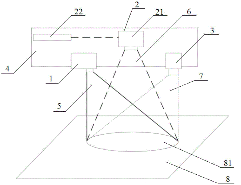 Light projecting device and calibrating method thereof