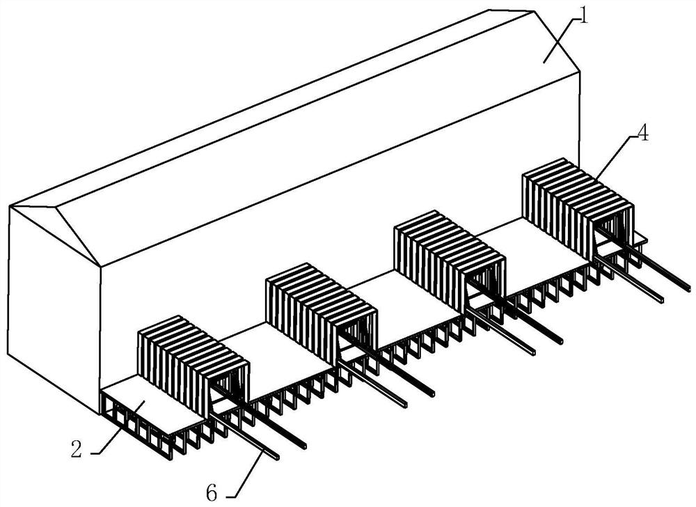 A closed intelligent automatic loading platform suitable for low temperature cold storage