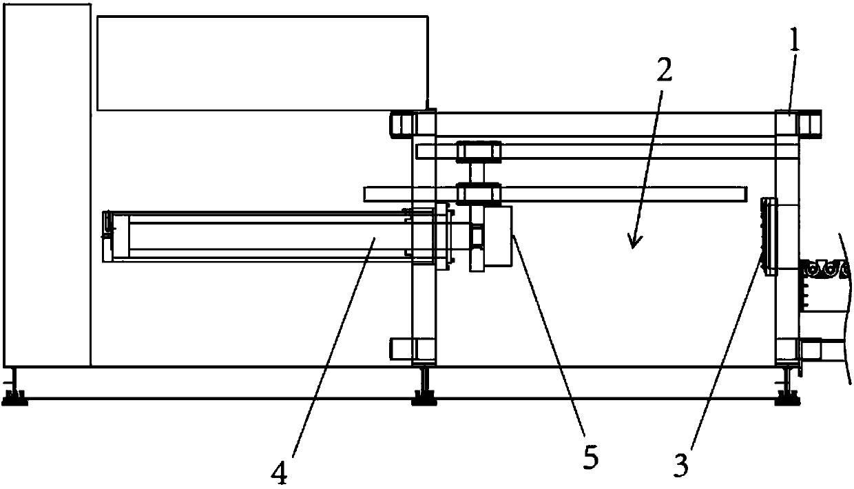 Profile peeling device capable of feeding stably