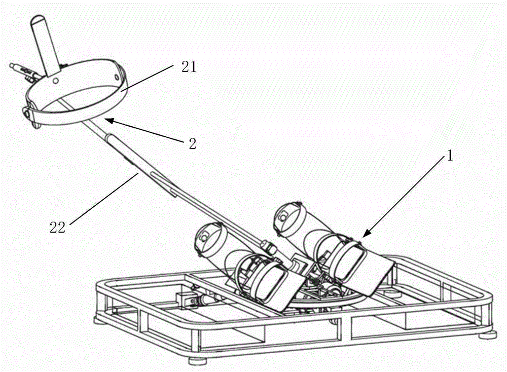 Gliding motion simulation equipment