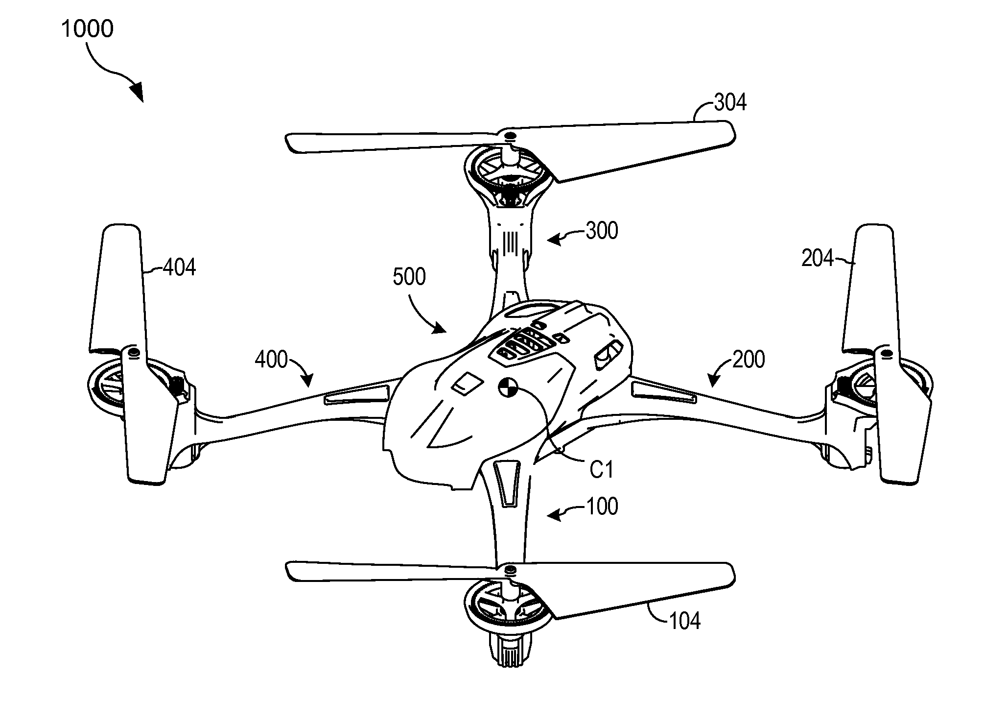 Rotorcraft with integrated light pipe support members