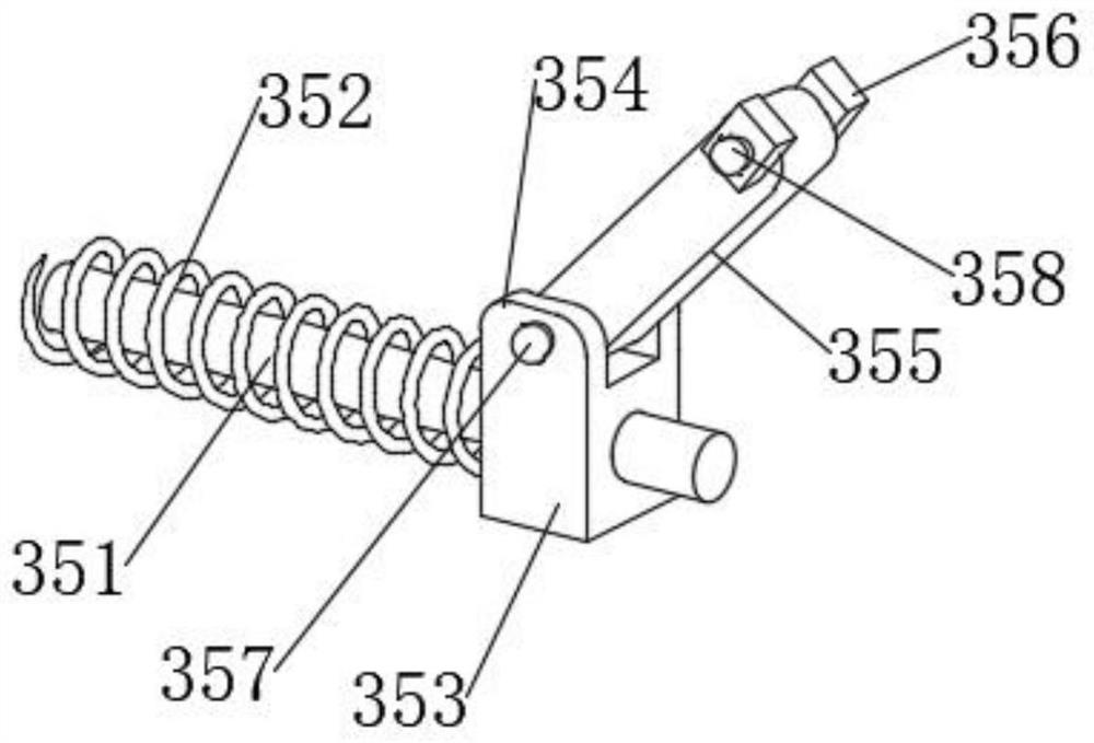 Construction waste clearing and transporting device used in high-rise building construction floor