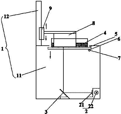 Rapid prototyping SLA 3D printer and printing method thereof