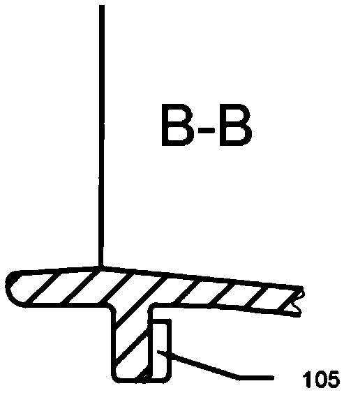 Fish mouth sealing structure between turbine rotor and stator of gas turbine