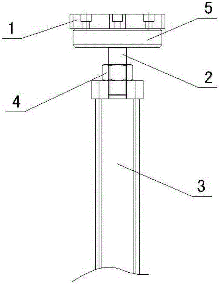 A robot welding torch stand with auxiliary adjustment device