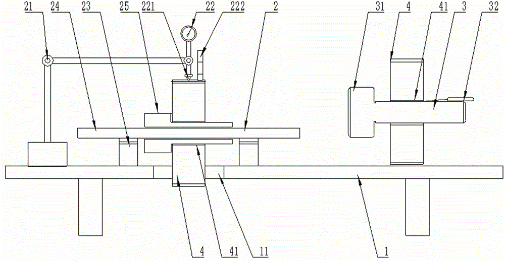 Verifying device for gear of textile machine