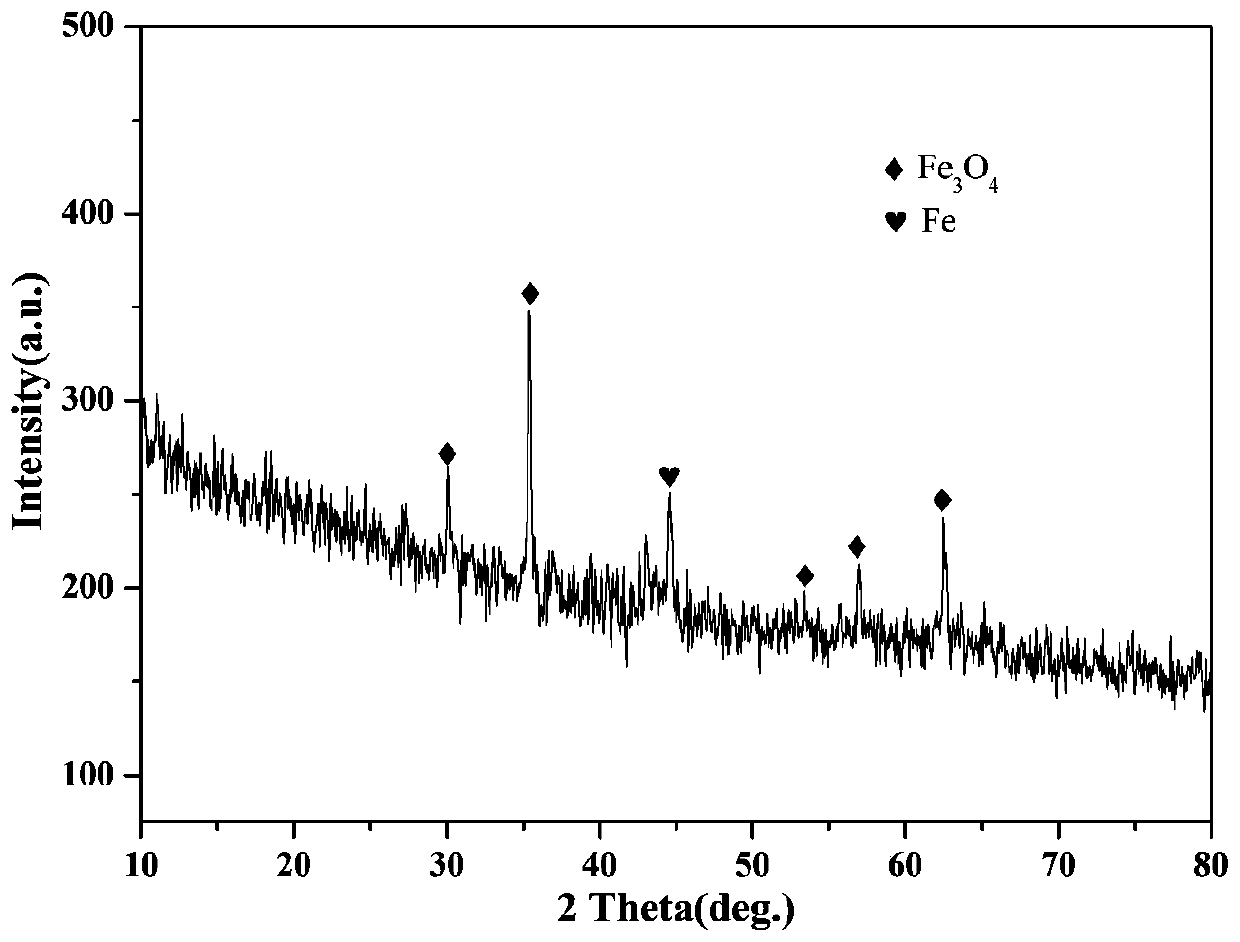 A kind of carbon-coated metal nanoparticle-loaded PVDF film and its preparation method and application