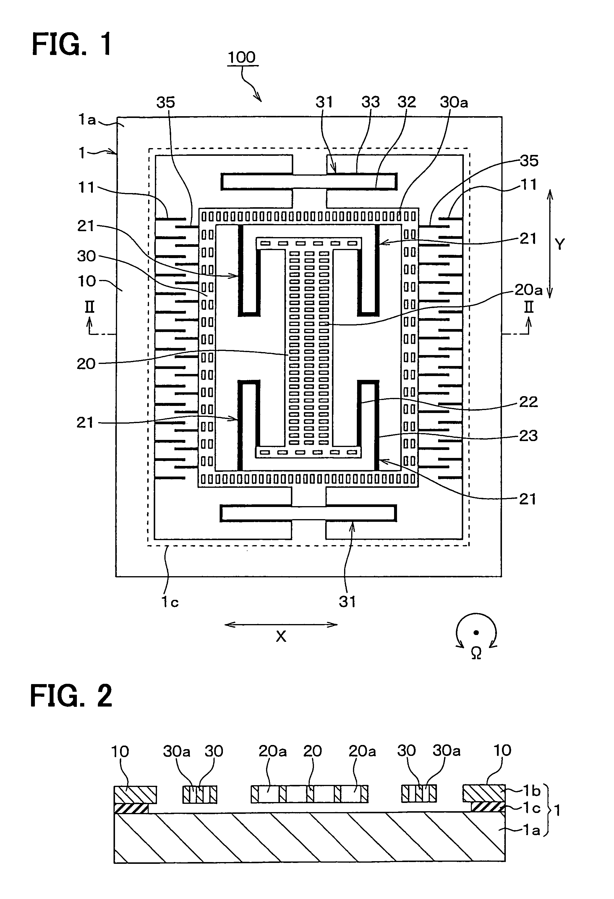 Physical quantity sensor having movable portion