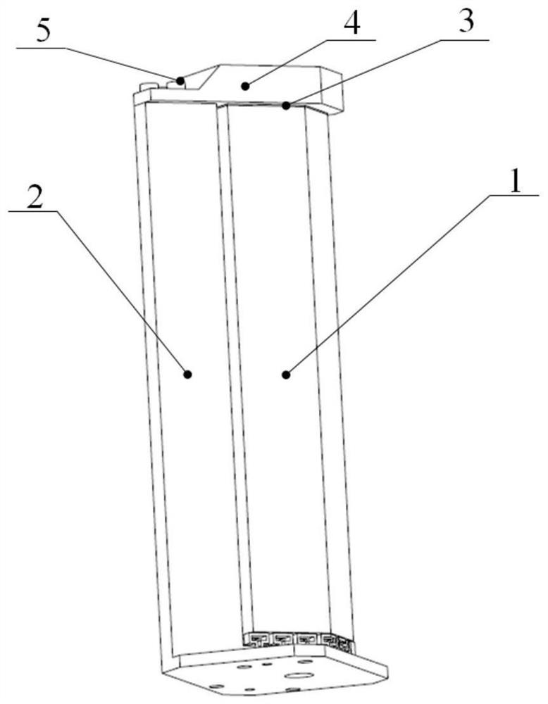 Flexible supporting structure of ultralow-temperature infrared optical reflecting prism