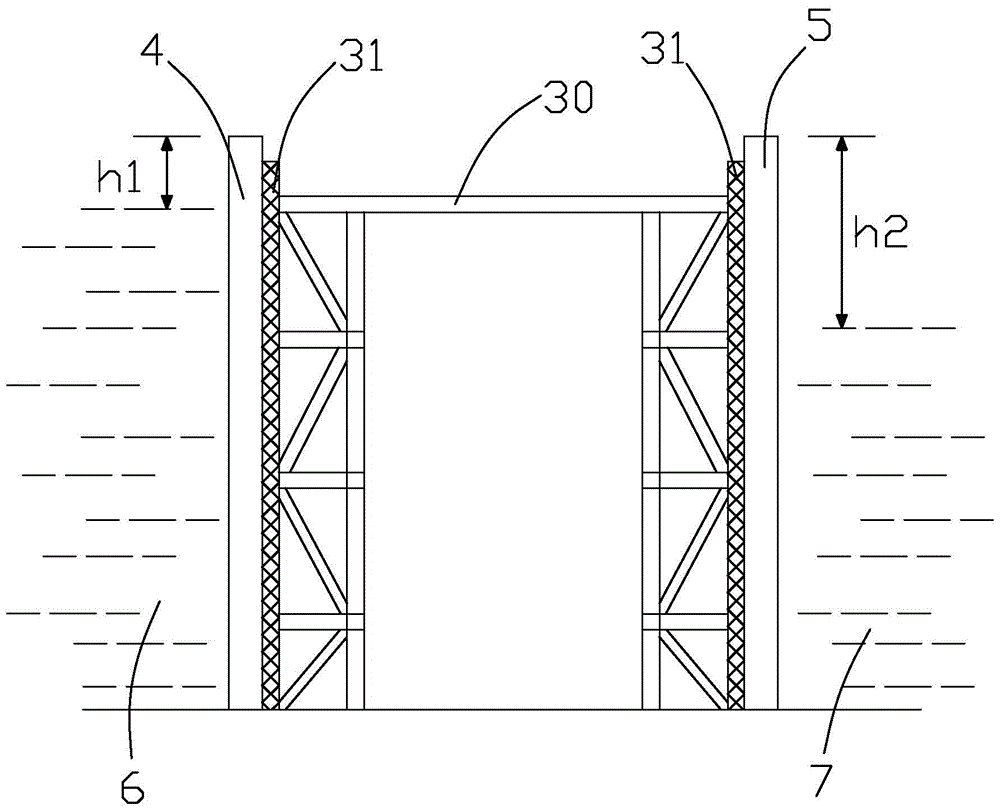 A water diversion flushing device for urban rivers and a sewage treatment method thereof