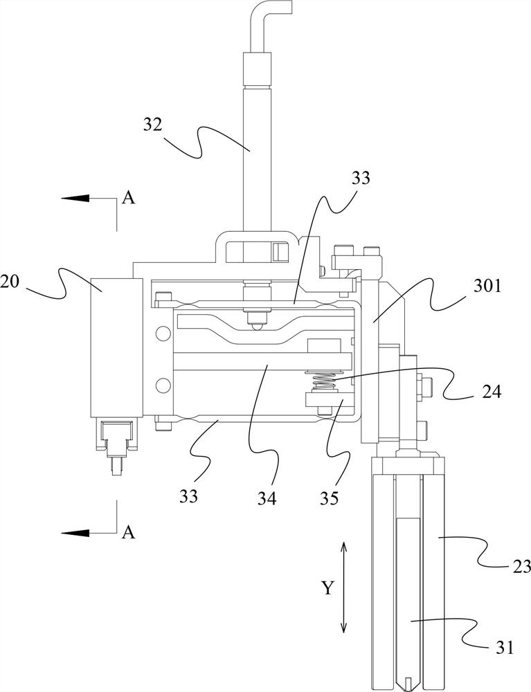 Vortex groove measuring platform and its measuring unit