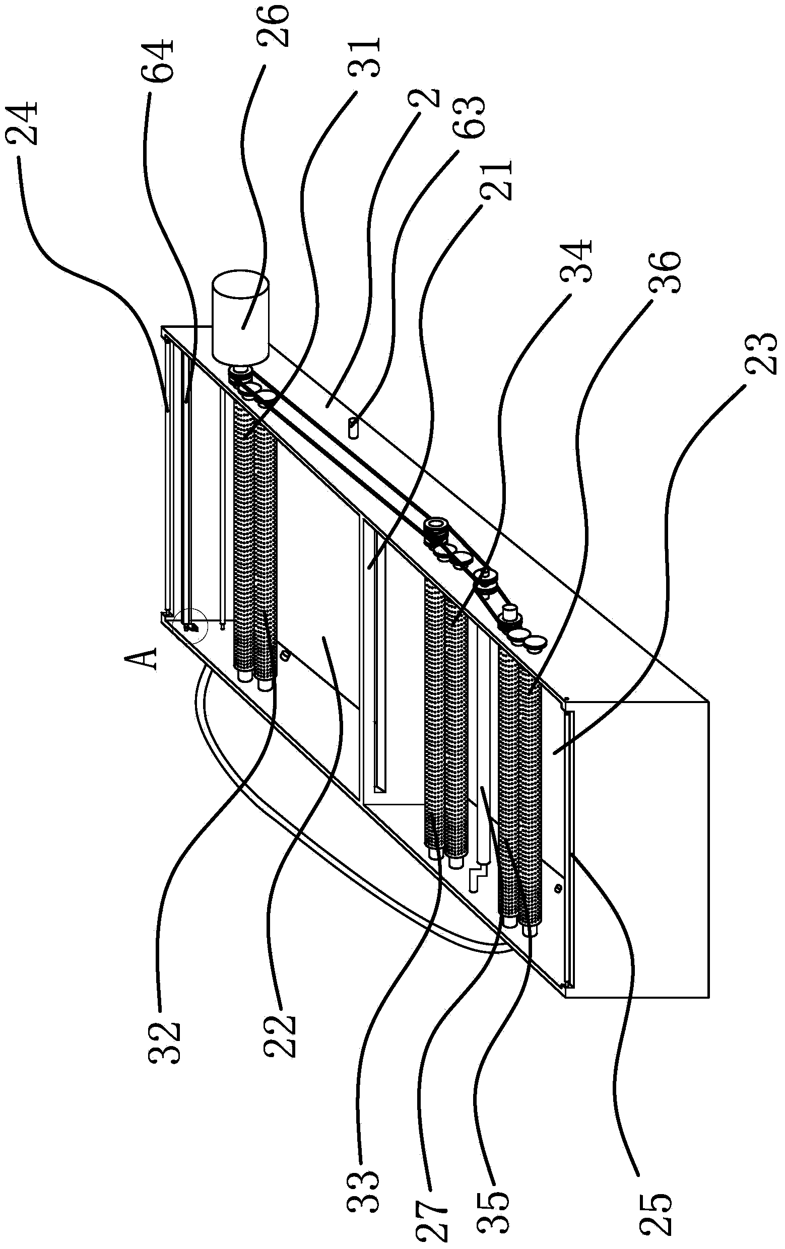 All-in-one machine for shell fabric washing and drying