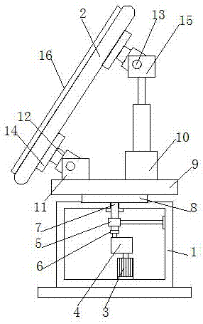 Solar photovoltaic panel supporting device for new energy