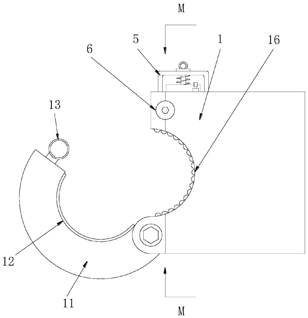 Electric power fitting line stay wire fixing wire clamp