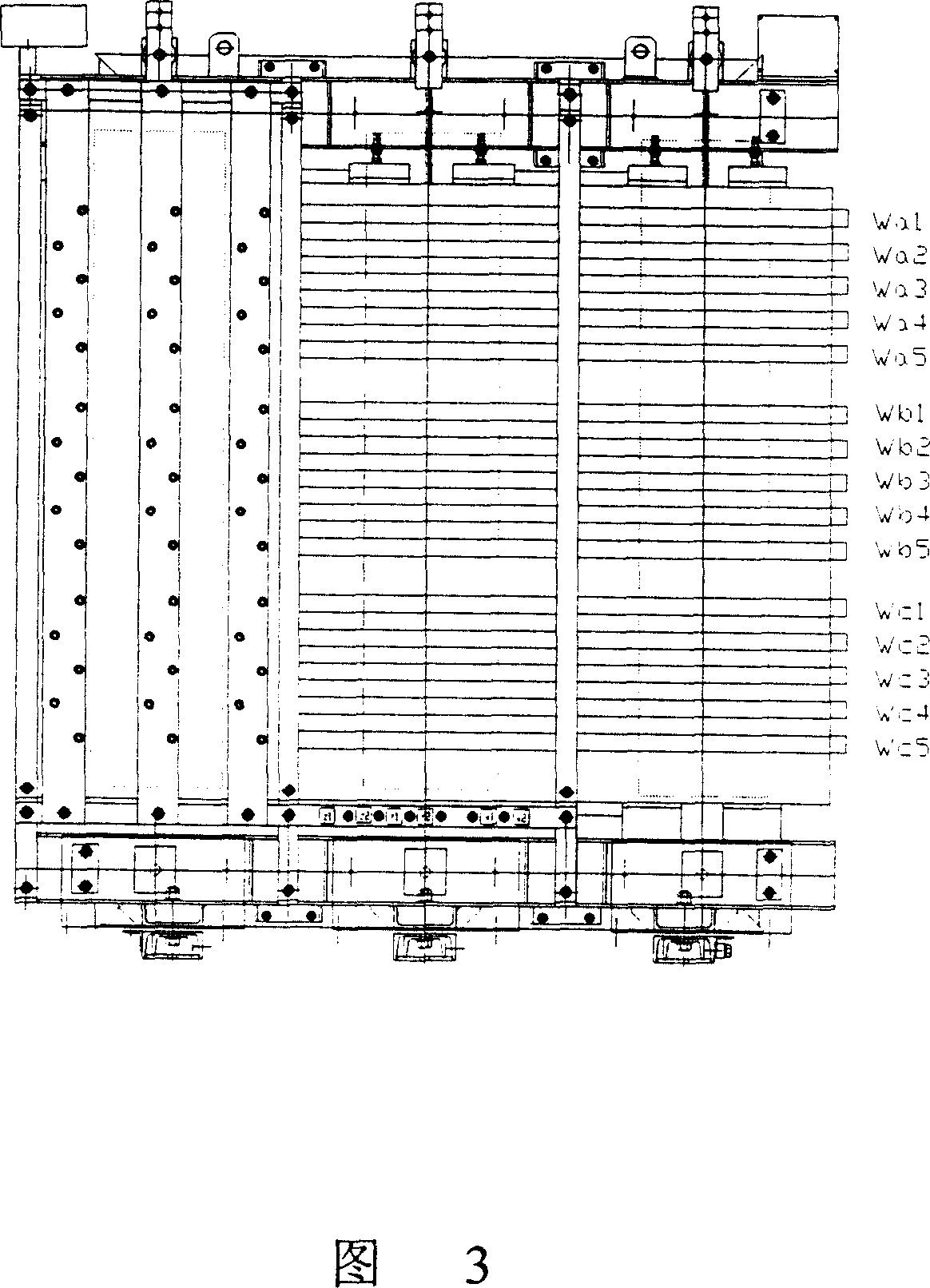 High-voltage frequency converter of power unit series