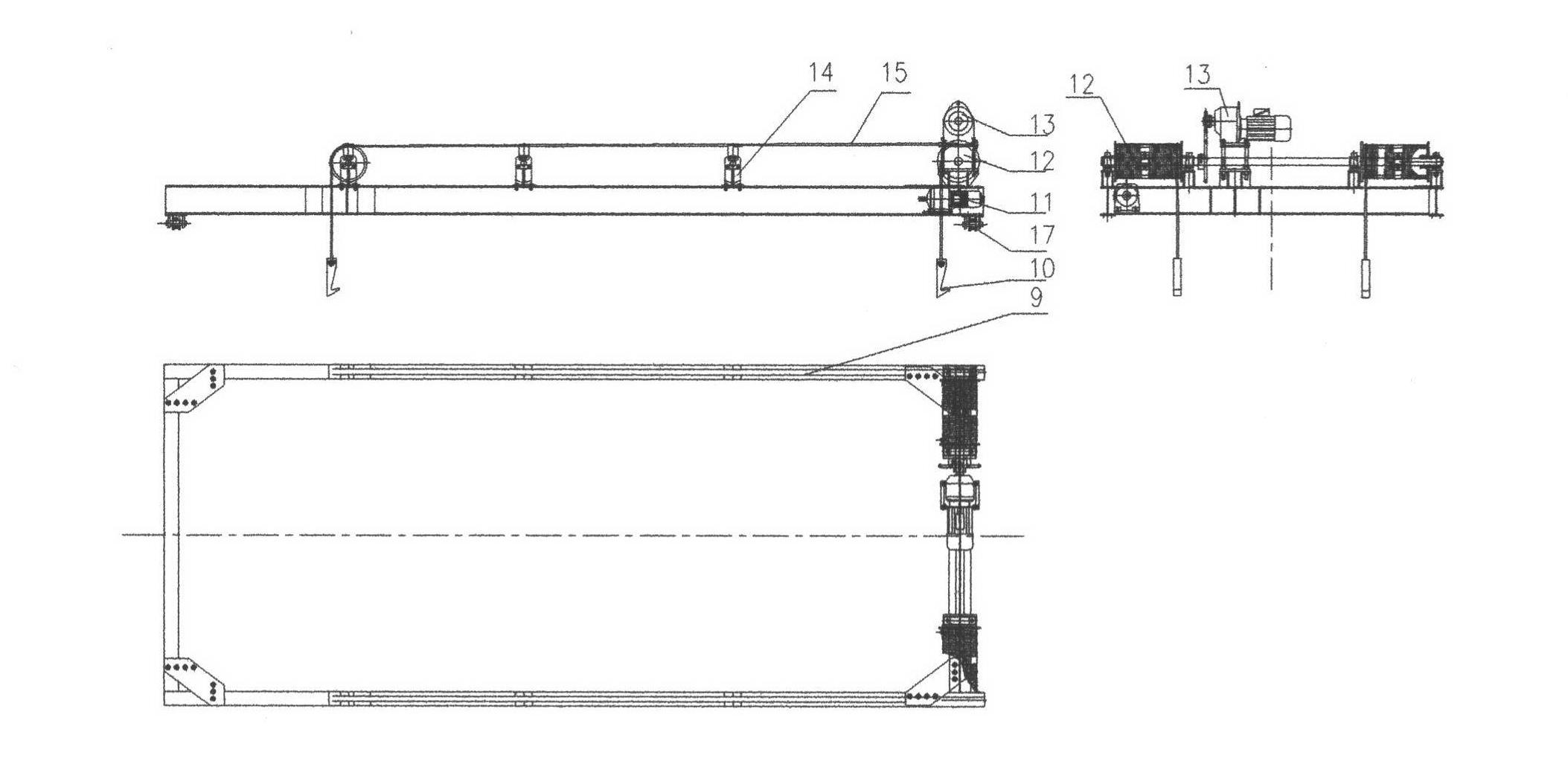 Single-lifting and multiple-transverse-movement mechanical three-dimensional parking equipment