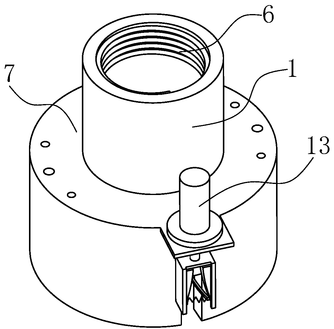 Self-clamping drug dispenser and method of use thereof