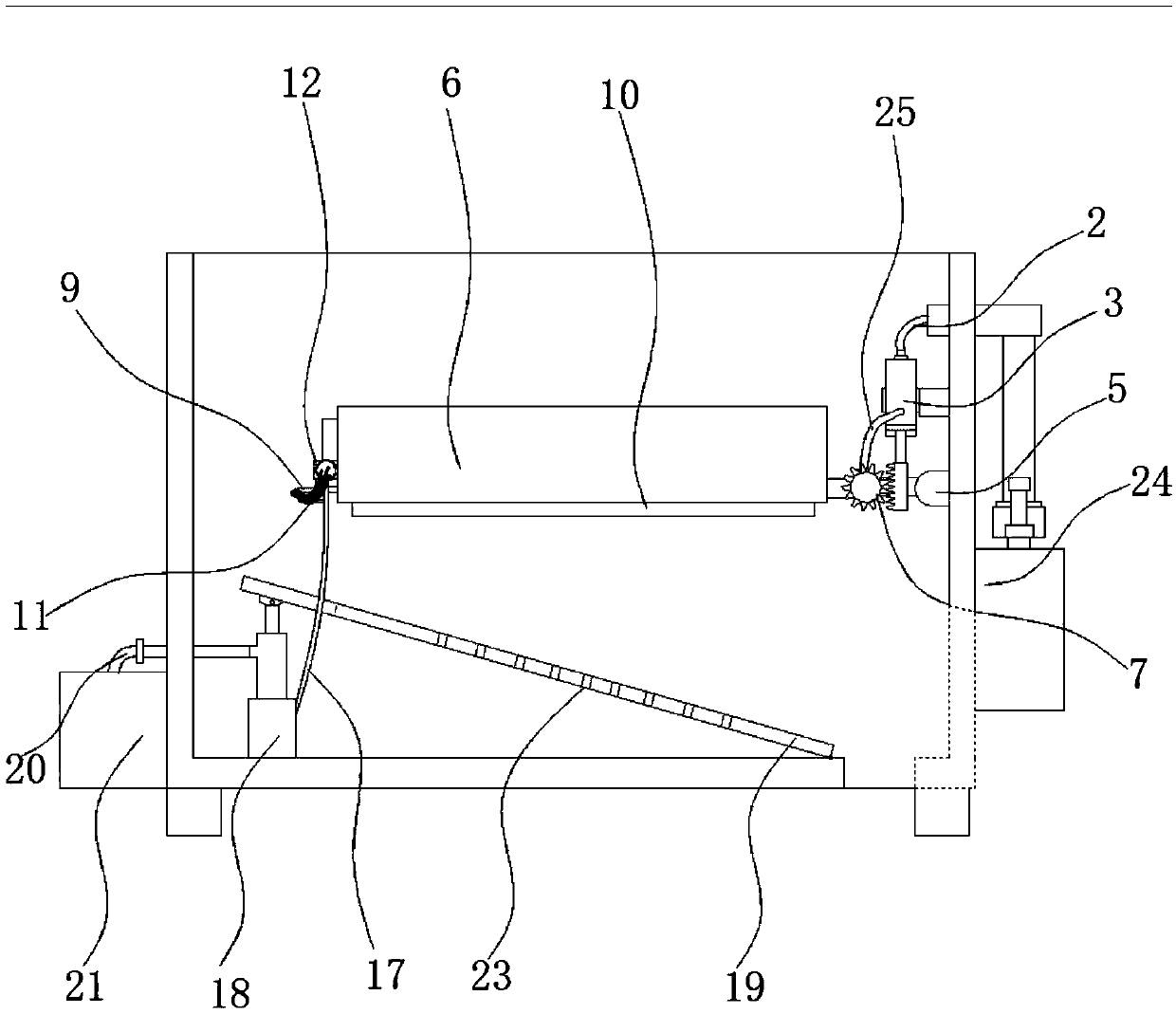 Drying device for pipe parts