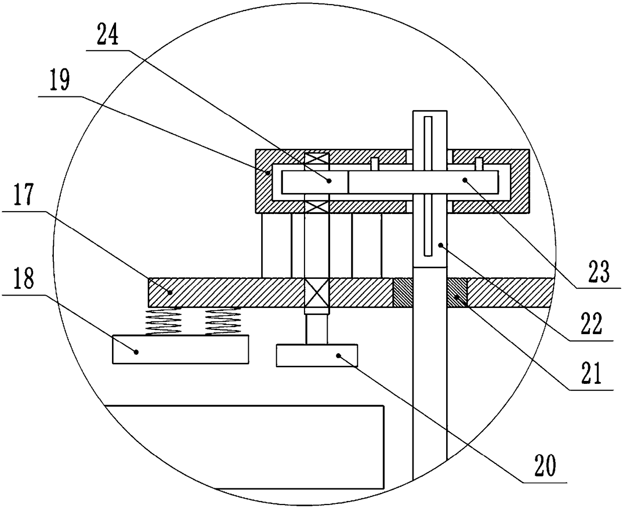 Board punching device