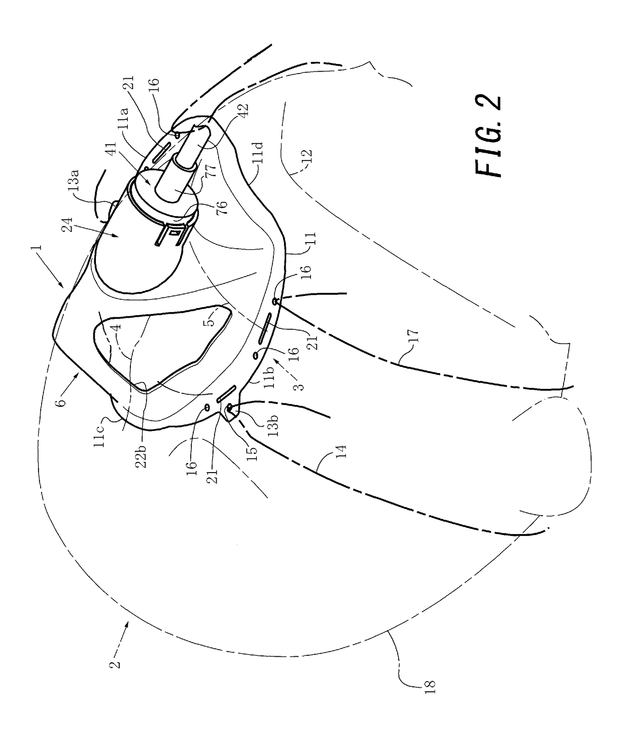 Gas supply mask apparatus