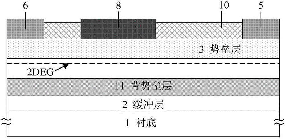 Tunneling enhancement type HEMT device