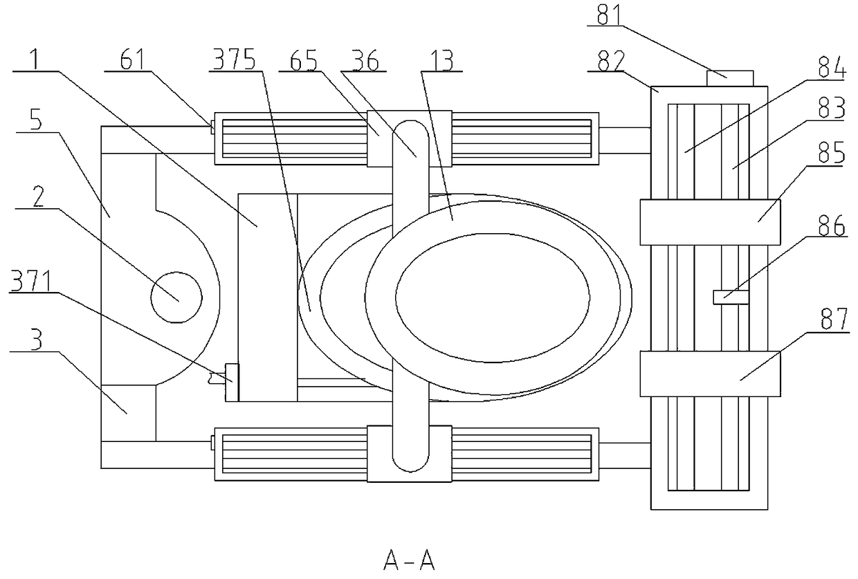 Defcation auxiliary system and method for patients after cesarean section