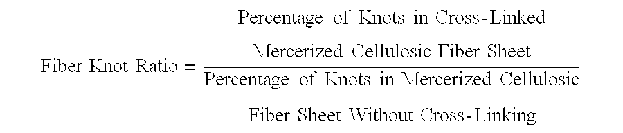 Cross-linked pulp and method of making same