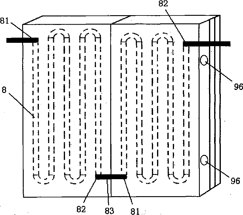 Solar heat-collection energy-storage greenhouse