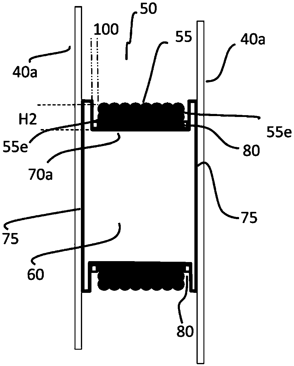 Pole piece cooling clearance for axial motors