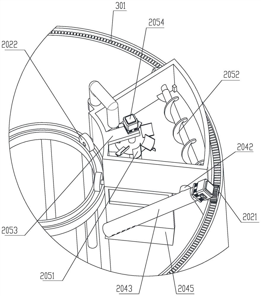 Stone sewage precipitation system