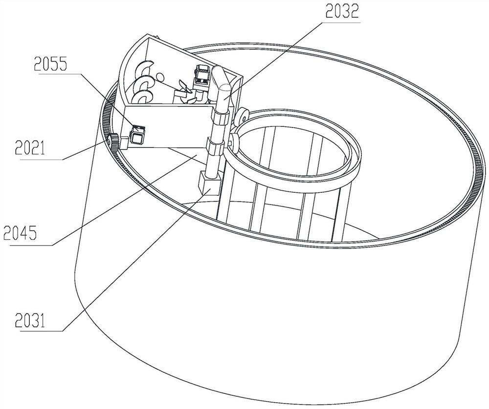 Stone sewage precipitation system