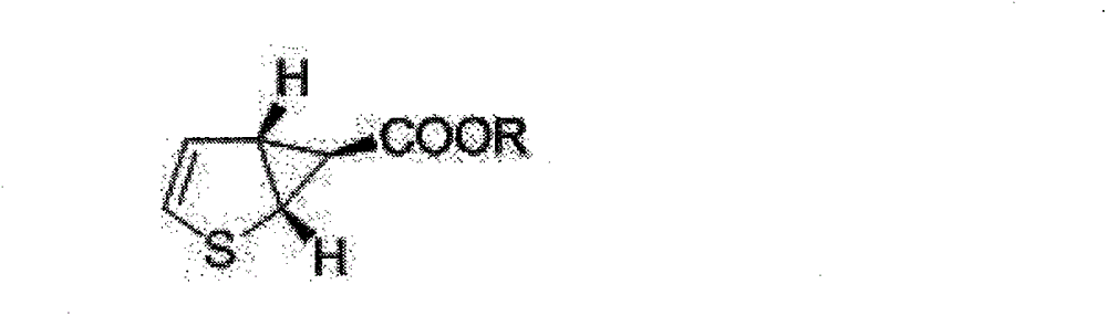 Method for synthesizing 4-thio-bicyclo [3.1.0]-2-hexene-6-formic ether