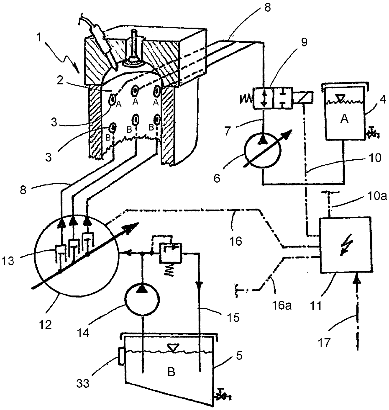 System for influencing the sliding properties of a sliding pair and its use